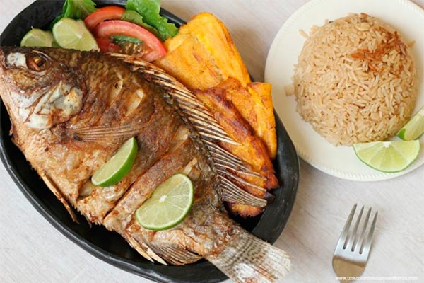 Pargo o Mojarra Frita Colombia